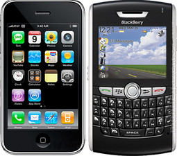 iPhone i BlackBerry