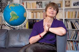 Catherine Millet, fotografirana u svom stanu u Parizu na razgovoru u povodu nove knjige, uspješna je povjesničarka umjetnosti i urednica likovnog časopisa Art Press