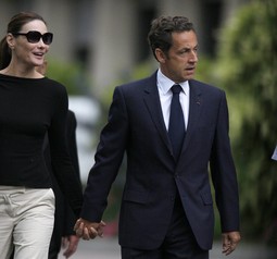 Carla Bruni i Nicolas Sarkozy 
