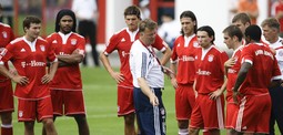 Louis van Gaal na treningu Bayerna