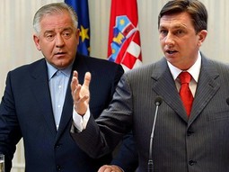 Ivo Sanader i Borut Pahor