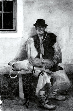 AKVAREL JOSIPA RAČIĆA 'Portret starog seljaka' iz 1907. godine također se nalazio među 275 radova impozantne zbirke Dobromira Vajde st.