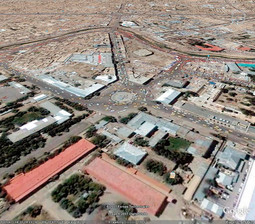 KABUL: Snimka središta glavnog afganistanskog grada na kojoj se nalazi palača afganistanskog predsjednika amida Karzaija, tržnica i ministarstvo komunikacija