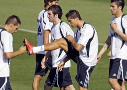 Cristiano Ronaldo na prvom treningu Real Madrida