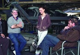 George Lucas na setu