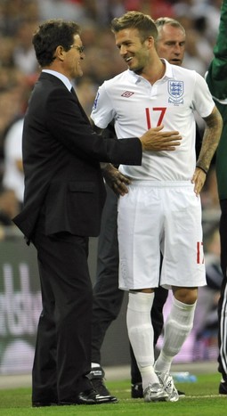 Fabio Capello i David Beckham