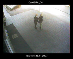 STROK AND ZERAVICA The businessman and the assistant head of the State Administration Office in Dubrovnik recorded by the security cameras at the hotel Palace