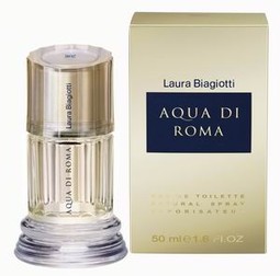 Aqua di Roma i Aqua di Roma Uomo novi su mirisi talijanske modne kuće Laura Biagiotti koje je kreirala Lavinia, kći Laure Biagiotti.