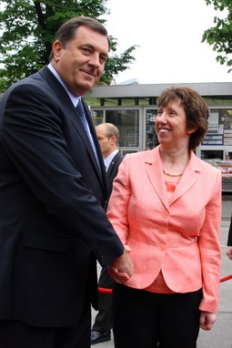 Milorad Dodik i Catherine Ashton (Reuters)