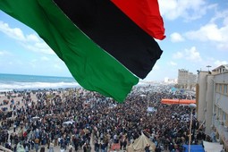 Prizor iz Benghazija prije nekoliko dana, objavljen tek danas na Facebooku (Reuters)