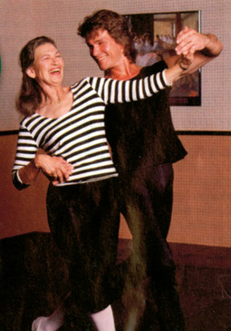S MAJKOM Patsy Swayze, plesačicom, koja ga je naučila plesati