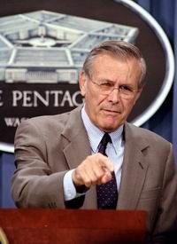 Američki ministar obrane Donald Rumsfeld 