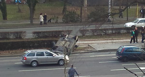 Prometna nesreća na Vukovarskoj u Zagrebu