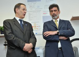 Aleksa Bjeliš i ministar Radovan Fuchs; Photo: Marko Lukunić/PIXSELL