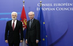 Mirko Cvetković i Herman Van Rompuy (Reuters)