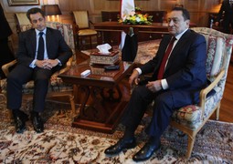 Nicolas Sarkozy i Hosni Mubarak