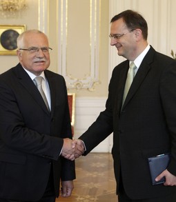 Vaclav Klaus i Petr Nečas