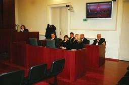 ODVJETNICI OPTUŽENIH u sudnici Županijskog suda u Zagrebu