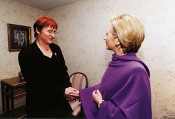 RADA BORIĆ s tadašnjom prvom damom SAD-a Hillary Clinton u Kennedy Centeru
