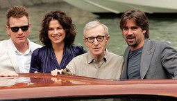 Ewan McGregor, Hayley Atwell,redatelj Woody Allen i Colin Farrell u Veneciji