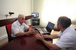 DRAGAN NOVOSEL, zamjenik glavnog
državnog odvjetnika Mladena Bajića,
u Uskokovu uredu u kojem će se sva
ispitivanja snimati videokamerama