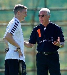 Bastian Schweinsteiger i Franz Beckenbauer