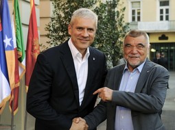 Predsjednici Boris Tadić i Stjepan Mesić