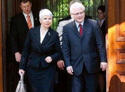 Premijerka Kosor i predsjednik Josipović 