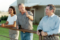 Snimka iz 2000., dok je Bush bio samo predsjednički kandidat, a Wolfowitz i Condoleezza Rice savjetnici