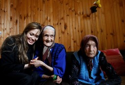 Angelina Jolie tijekom posjeta Bosni