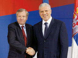 NATO CHIEF Jaap de Hoop Scheffer failed to win over Serbian President Boris Tadic