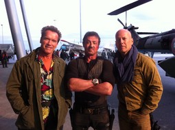 Arnold Schwarzenneger, Sylvestar Stallone i Bruce Willis