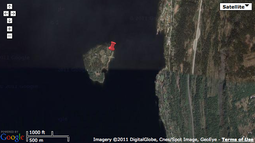 Otok Utoya (Foto: Google Maps)