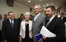 Vladimir Šeks, Jadranka Kosor, Andrija Hebrang i Darko Milinović