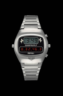 FERRARI CHRONOSPLIT iz 1975., sat s LCD i LED ekranima, naručio ga je Enzo Ferrari za sebe