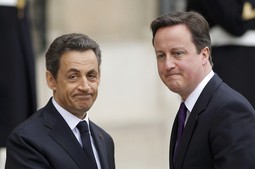 Nicolas Sarkozy i David Cameron