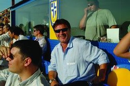 Zdravko Mamić u Zaprešiću za vrijeme utakmice Inter-Dinamo