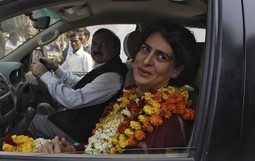 Priyanka Gandhi Vadra, kći Sonie Gandhi, indijska je političarka
