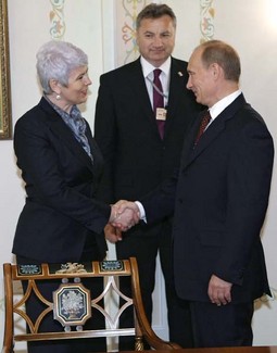 Jadranka Kosor i Vladimir Putin