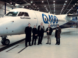 PREDSTAVNICI TEHNIČKOG sektora Croatia Airlinesa razgovarali su s dužnosnicima Bombardiera o isporuci, održavanju i servisiranju zrakoplova Q400