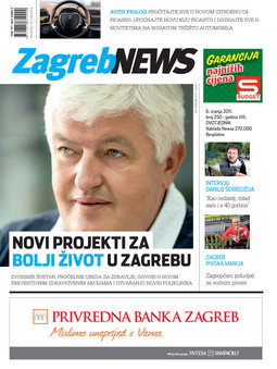Naslovnica novog Zagreb Newsa