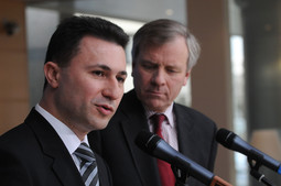 Nikola Gruevski i Jaap de Hoop Scheffer