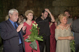 ANTUN VUJIĆ,Nelli Manuilenko, Ivica Čikeš i Mani Gotovac na Splitskom ljetu 2001.