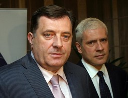 Milorad Dodik s predsjednikom Srbije Borisom Tadićem