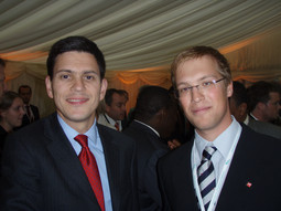 David Miliband i Tomislav Saucha