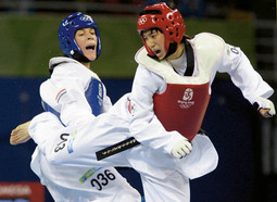 Sandra Šarić s Južnokoreankom Hwang Kyungseon od koje je izgubila u četvrtfinalu
