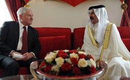 Kralj Bahreina Hamad bin Isa Al Khalifa primio je 12-og ovog mjeseca tajnika SAD-a za obranu, Roberta Gatesa (Reuters)