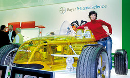 Švicarska tvrtka Rinspeed, poznata po dizajniranju konceptualnih vozila za ženevski autosajam, izradila je kompletan bolid trkaćeg automobila  i sve njegove dijelove od plastike i gume