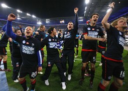 Nogometaši Herthe slave pobjedu nad finalistom njemačkog kupa, Duisburgom (Reuters)