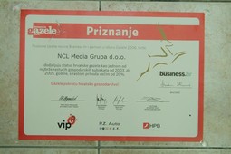 Priznanje NCL Media Grupi kao jednoj od najbrže rastućih tvrtki